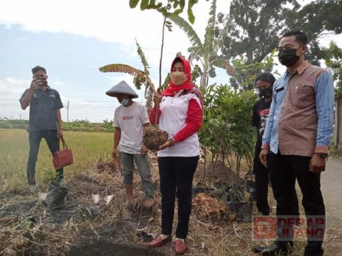 Peduli Lingkungan, Hj. Kadarwati Ajak Masyarakat Tanam Pohon