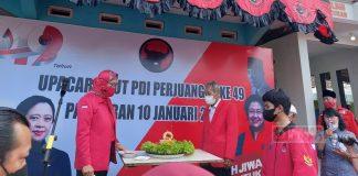Perayaan HUT PDI Perjuangan ke-49 di Kota Salatiga