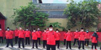 Rayakan HUT Partai, DPC PDI Perjuangan Rembang Gelar Upacara Bendera