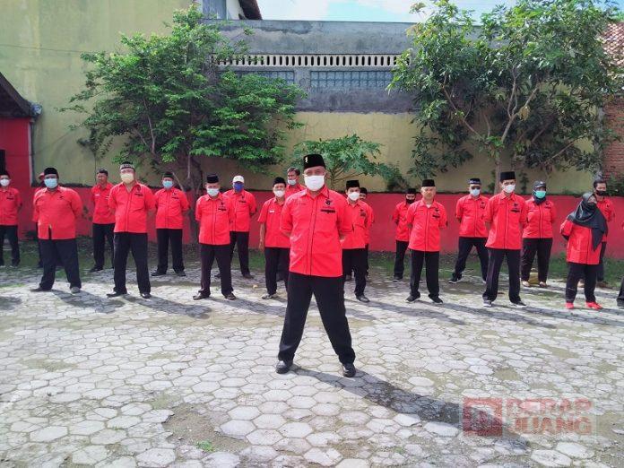 Rayakan HUT Partai, DPC PDI Perjuangan Rembang Gelar Upacara Bendera