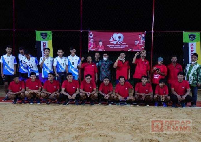 Resmikan Lapangan Bola Voli, Widodo Harap Bisa Tingkatkan Prestasi