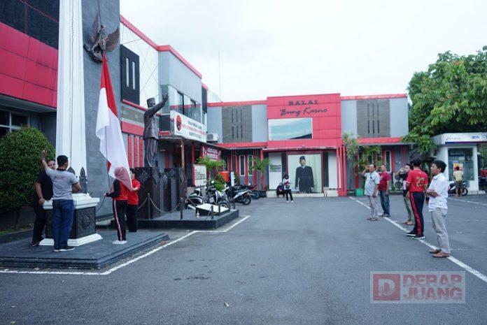 Sambut HUT Partai, DPC Boyolali Gelar Gladi Resik Upacara