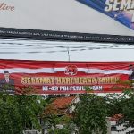 Sambut HUT Partai, Kader Banteng Merahkan Tiap Sudut Kota Wali (3)