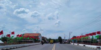 Sambut HUT ke-49, PDI Perjuangan Rembang Pasang 2.000 Bendera Partai