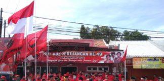 Semarak HUT Partai, DPC Kota Tegal Gelar Festival Kuliner dan Minum Jamu Tradisional