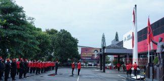 Semarakkan HUT Partai, DPC Boyolali Gelar Upacara Bendera