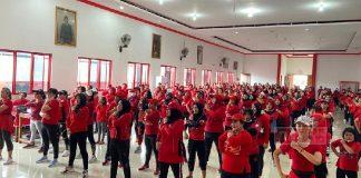 Srikandi Banteng Pati Hadirkan Senam Indonesia Cinta Tanah Air