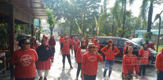 Antusiasme Srikandi Klaten Gelar Senam Sicita