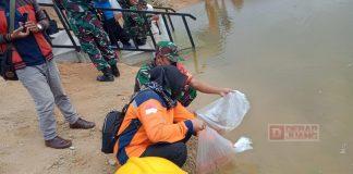 Wujudkan Ketahanan Pangan, Welas Handayani Tabur Benih Ikan