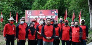 HUT Ke-49 PDI Perjuangan, DPC Boyolali Gelar Tanam Pohon