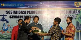 Gimanto Resmikan SPAM Perdesaan Padat Karya