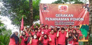 DPC PDI Perjuangan Purworejo Tanam 1000 Pohon