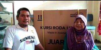 Aksi Kemanusiaan, Kingking Bantu Kursi Roda untuk Warga Disabilitas