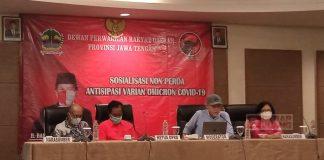 Antisipasi Covid Varian Omicron, Bambang Krebo Laksanakan Sosialisasi Non Perda