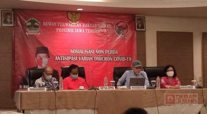 Antisipasi Covid Varian Omicron, Bambang Krebo Laksanakan Sosialisasi Non Perda