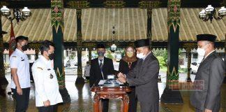 Bupati Afif Hadiri Pelantikan Direkso PT BPR BKK Wonosobo