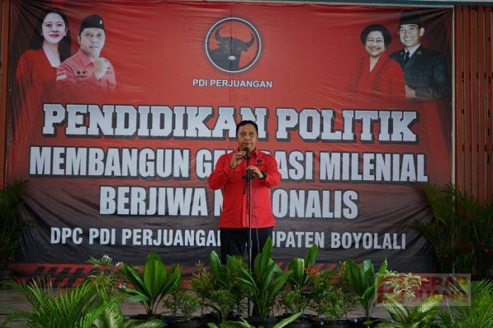 Gaet Millenial, DPC Boyolali Gelar Pendidikan Politik