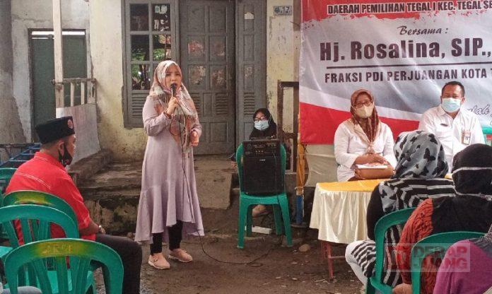 Gelar Reses, Rosalina Ajak Masyarakat Patuh Prokes dan Sampaikan Uneg-uneg