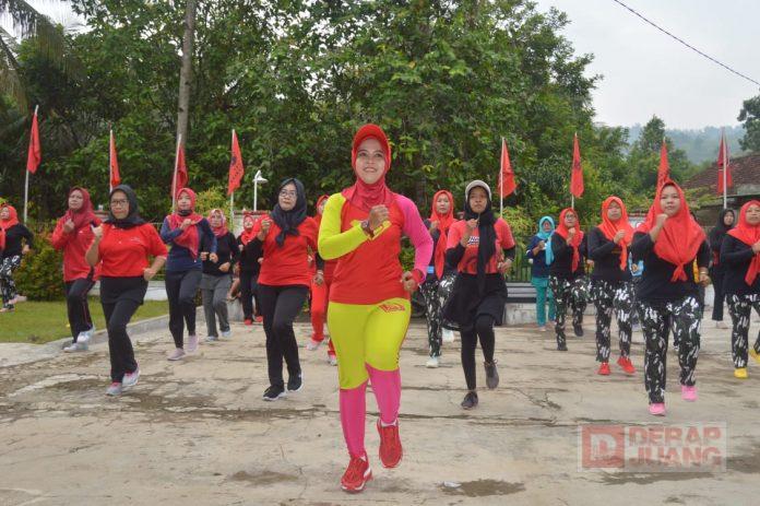 Gelar Rutinitas Senam Sicita, Daryono Hidup Sehat, Corona Minggat