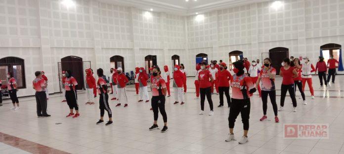 Jaga Imun, DPC PDI Perjuangan Salatiga Gelar Rutin Senam Sicita