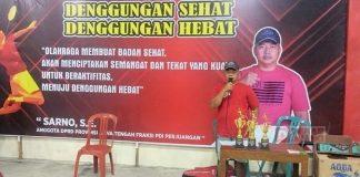 Jalin Silaturahmi, Sarno Selenggarakan Turnamen Bulu Tangkis