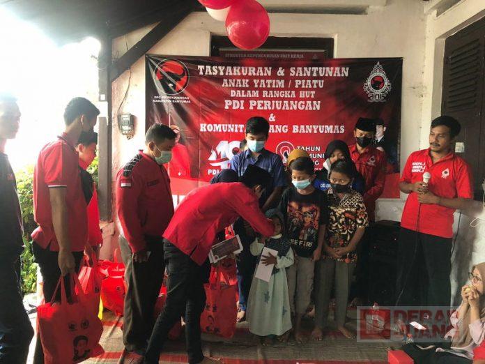 Komunitas Juang Banyumas Raya Berikan Santunan Kepada Anak Yatim