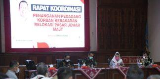 Mas Hendi Undang Korban Kebakaran Relokasi Pasar Johar ke Balaikota Semarang