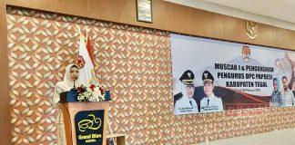 Muscab ke-1 Papdesi Tegal, Dewi Aryani Beri Pesan Tegakkan Birokrasi Bersih dan Tidak Korupsi