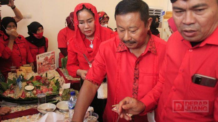 Rangkaian HUT Partai, PDI Perjuangan Brebes Adakan Lomba Masak Pendamping Beras (2)