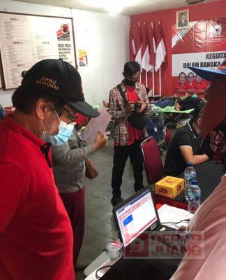 Rangkaian HUT Partai ke-49, DPC PDI Perjuangan Banyumas Gelar Donor Darah