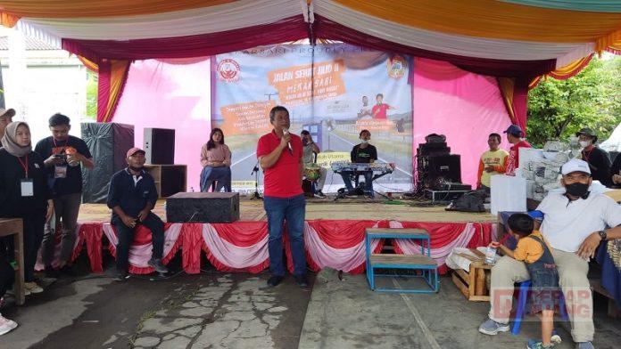 Rober Dukung Karang Taruna Gelar Jalan Sehat Dan Senam