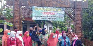 Sri Ruwiyati Apresiasi KWT Cempaka Desa Salamerta