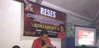 Turun ke Dapil, Asfirla Gelar Reses di Kecamatan Ajibarang