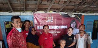 Urip Raharjo Salurkan Bantuan Kursi Roda dari Mbak Casytha