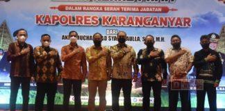 Wabup Karanganyar Hadiri Kenal-Pamit Kapolres