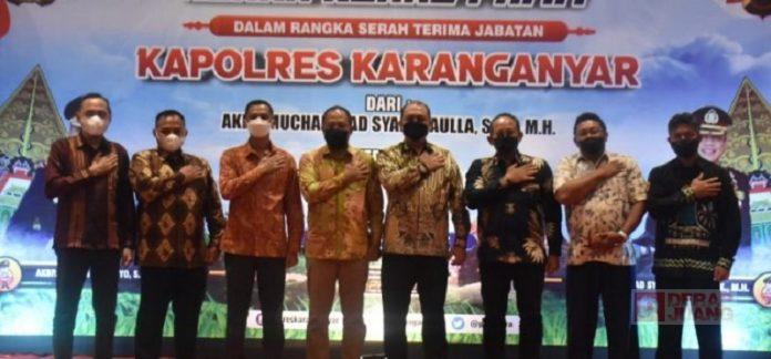 Wabup Karanganyar Hadiri Kenal-Pamit Kapolres