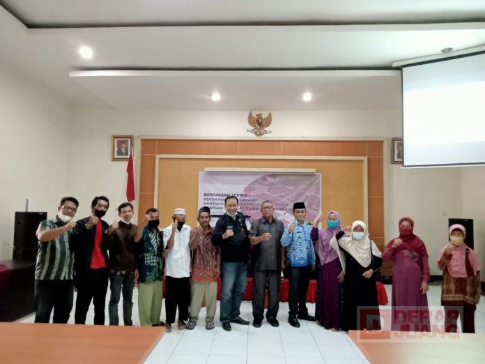 Warid Kawal Bantuan Warga Penerima RTLH