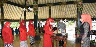 Bupati Wonosobo Hadiri Pelantikan 4 Ketua TP PKK Baru