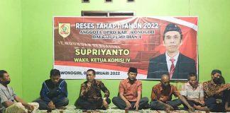 Di Jeblogan, Supriyanto Siap Perjuangkan Jalan