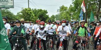 Ristawati Ikut Gowes Bareng Harlah NU