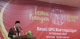 Bagus Selo Ingatkan Silahturahmi Alumni SPG