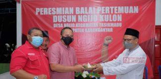 Bantu Warga, Mas Yayud Wakafkan Tanah Untuk Balai Pertemuan
