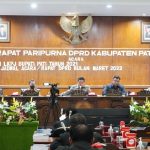 Ali Badrudin Pimpin Rapat Paripurna Penyampaian LKPJ Bupati Pati 2021