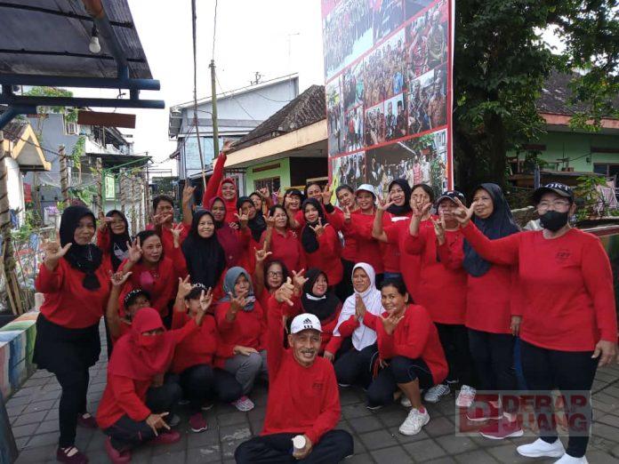 Blusukan, Novia Sosialisasikan Senam Sicita Kepada Masyarakat