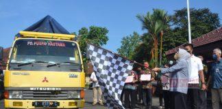 Bupati Tiwi Lepas OP Minyak Goreng Untuk 5398 Warga Miskin di 29 DESA