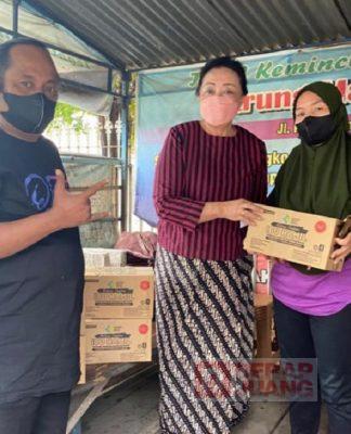 Cegah Stunting di Kota Tegal, dr. Messy Bagikan Biskuit Ibu Hamil dan Balita