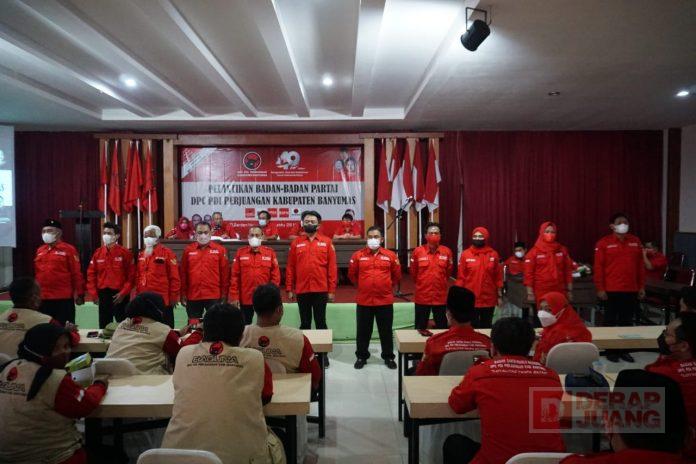 DPC PDI Perjuangan Banyumas Gelar Pelantikan Badan Partai