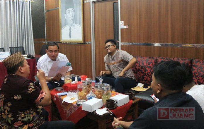 Didatangi HMI Kudus, Masan Semoga Kader Baru Amanah