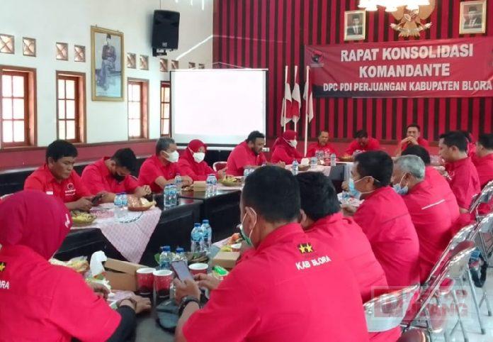 Gelar Konsolidasi, Banteng Blora Panaskan Mesin Partai Songsong Kemenangan 2024