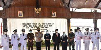 Hadiri Pelantikan Kades, Riswadi: Selamat dan Bekerjalah Sesuai Tupoksi